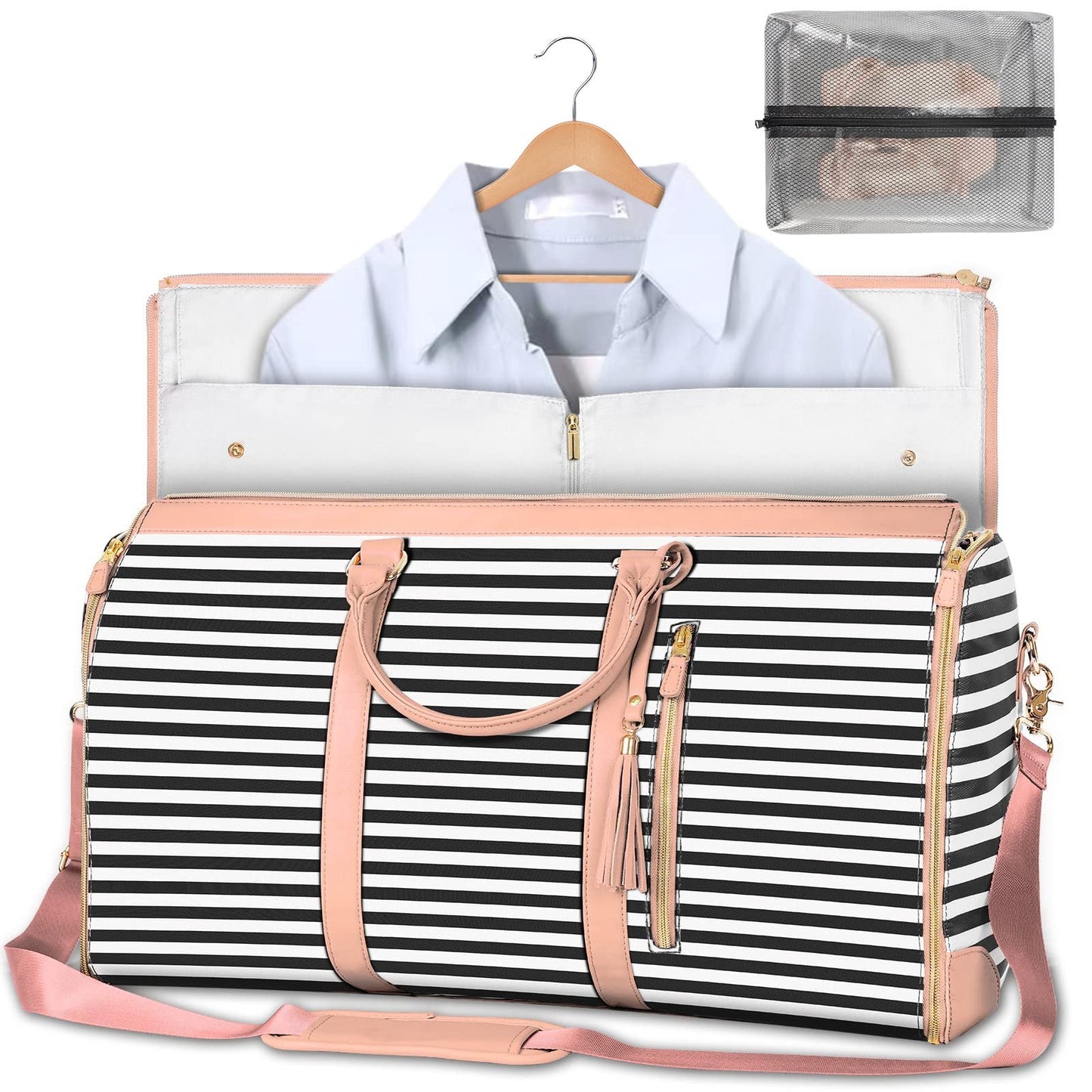 Handige Vouwtassen voor Reizen – Opvouwbare Kledingtas met Organizer voor Overhemden Jasjes – Lichtgewicht Compacte Luggage Beschermhoes