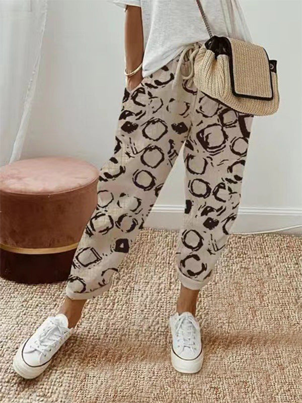 Dames Zomerbroek Wijd en Comfortabel met Elastische Band