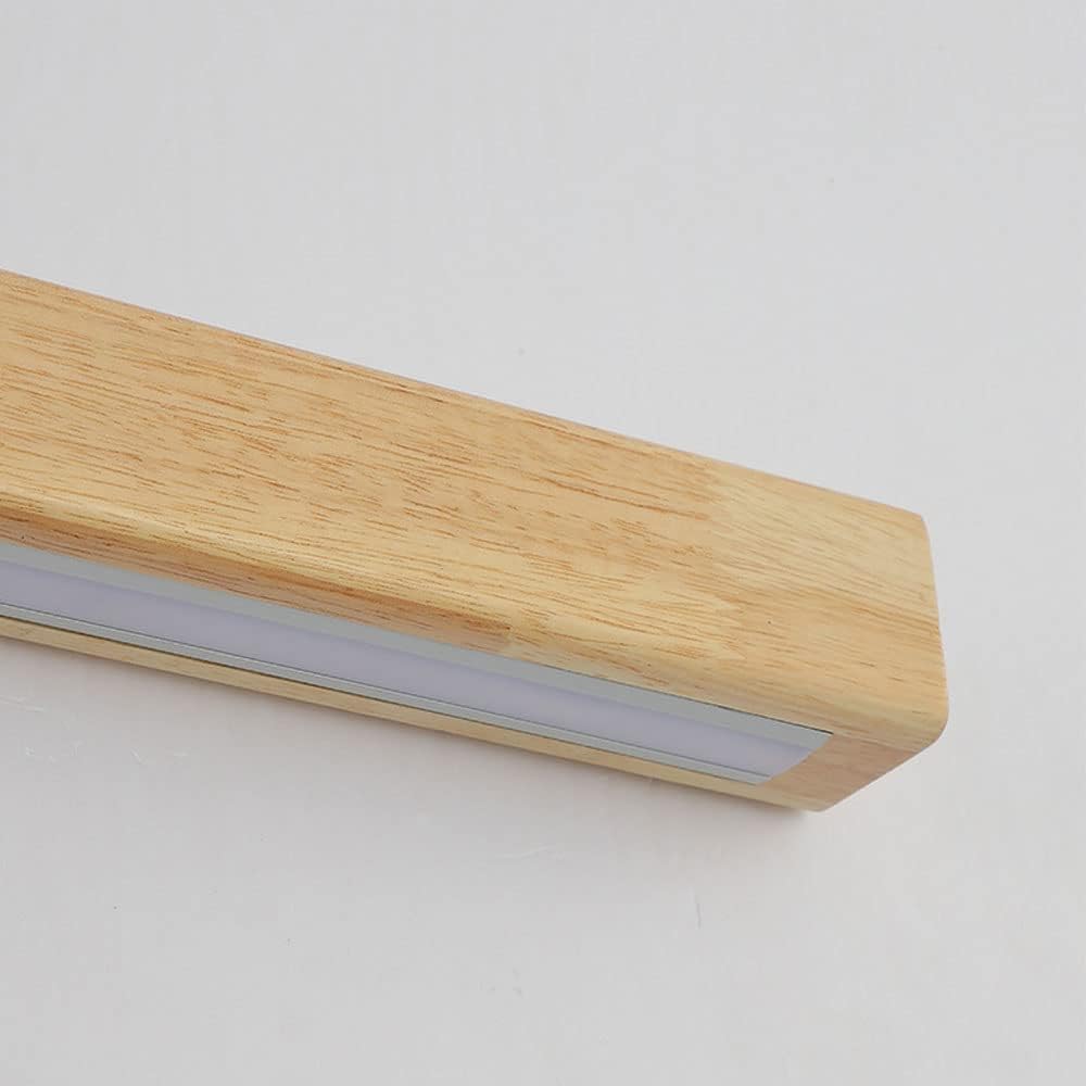 LED Wandlamp Hout Lineair Warm Wit Badkamer Slaapkamer Wandverlichting Modern Minimalistisch Lichtbalk