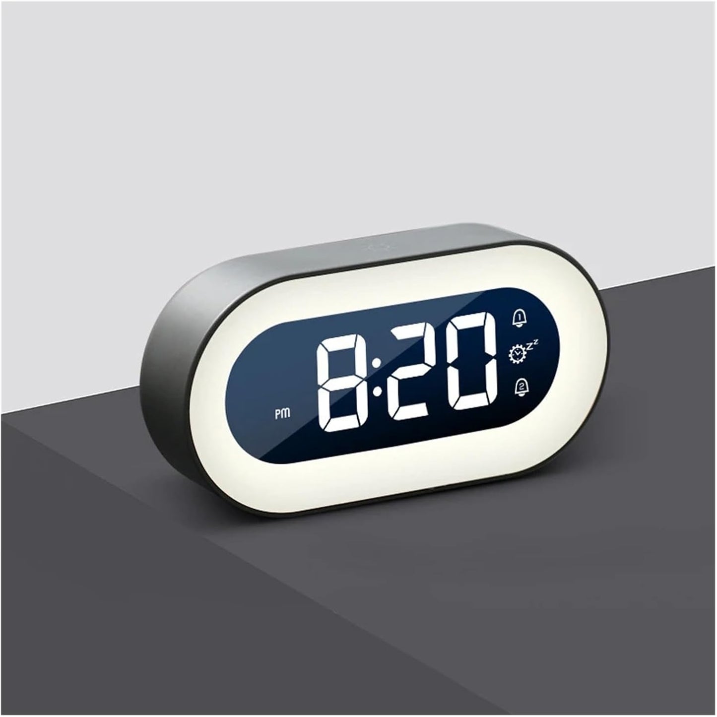 Digitale Wekker met Lichtsimulatie en Natuurgeluiden Oplaadbaar Dawn Alarm