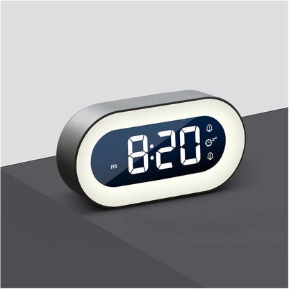 Digitale Wekker met Lichtsimulatie en Natuurgeluiden Oplaadbaar Dawn Alarm