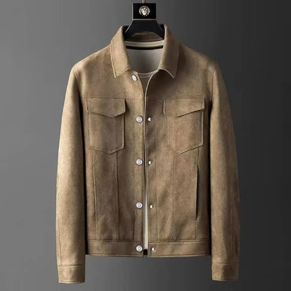 Leren Jas Edoardo Zwart Stijlvol Design