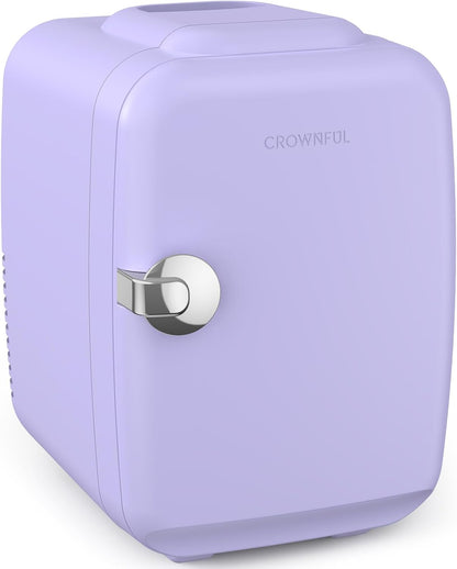 Compacte Mini Koelkast 4L Koel- & Warmfunctie Slaapkamer Kantoor Draagbaar AC/DC Energiezuinig Thuis Auto