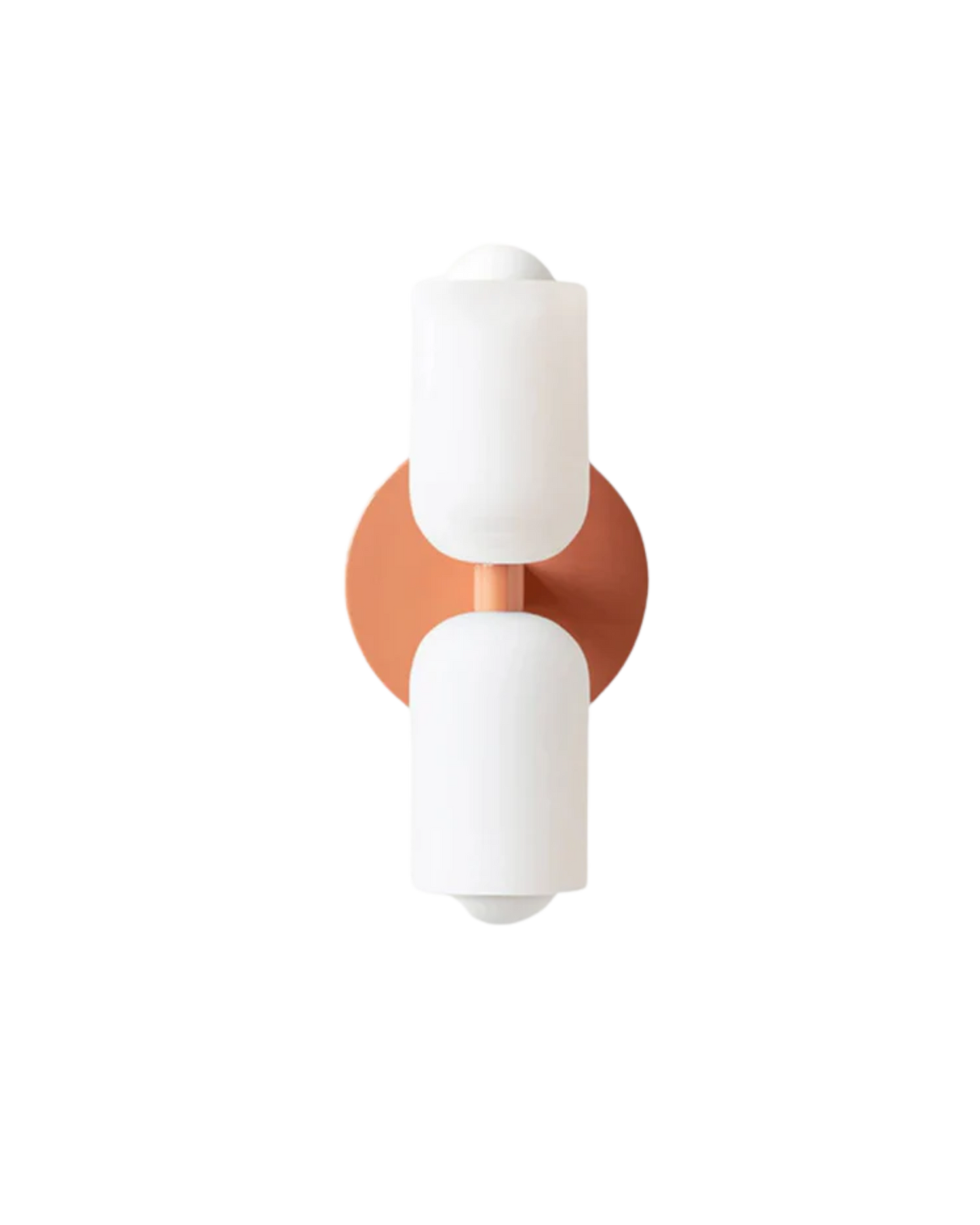 Sansoti | Wandlamp met Dubbele Glazen Kappen voor Slaapkamer en Woonkamer – E27 Wandverlichting