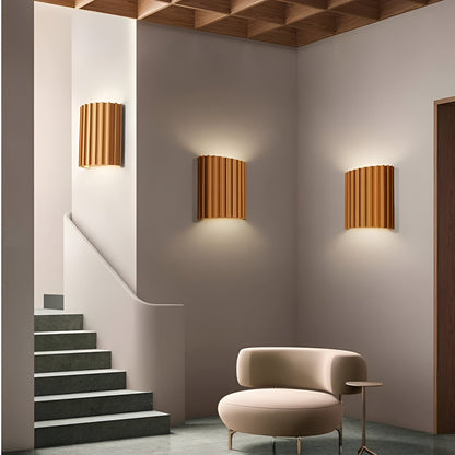 Wandlamp Resin Sculptuur Golvend Nordisch Wit Groen Grijs Slaapkamer Hal