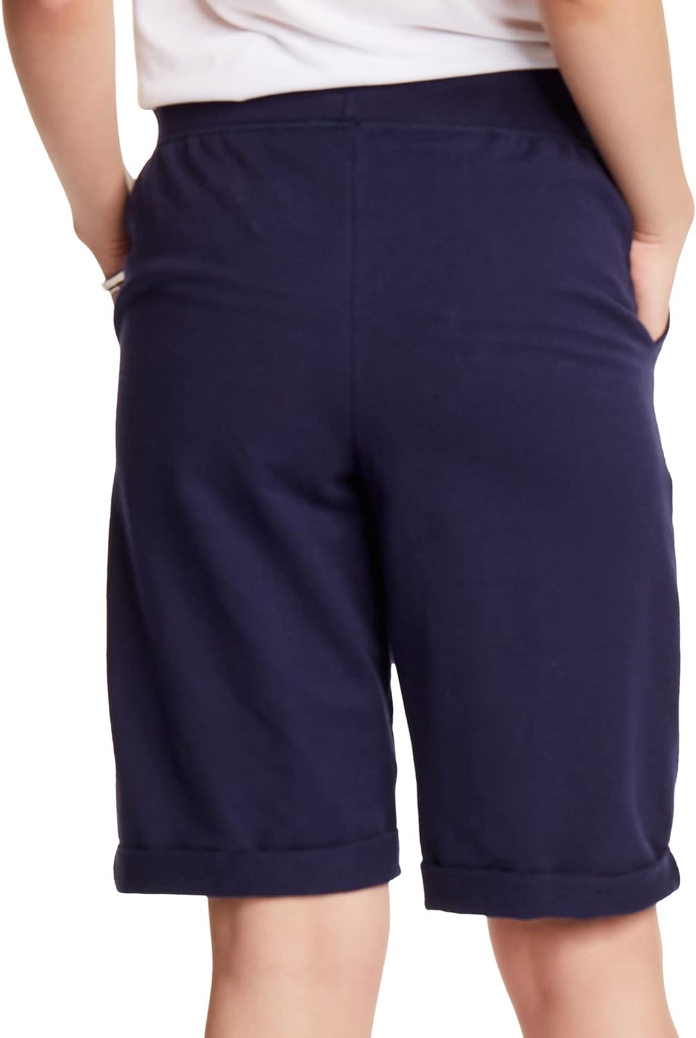 Dames Bermuda Short Bloemenprint Zomerse Korte Broek