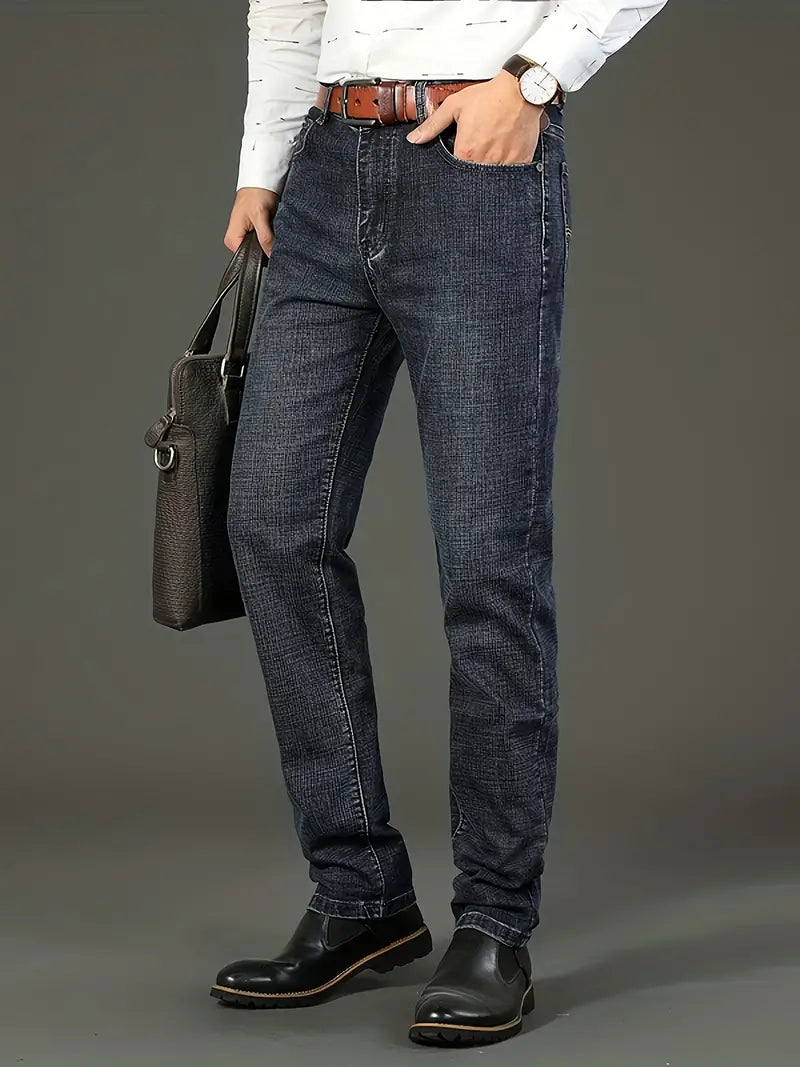 Heren Jeans Comfortabele Klassieke Fit
