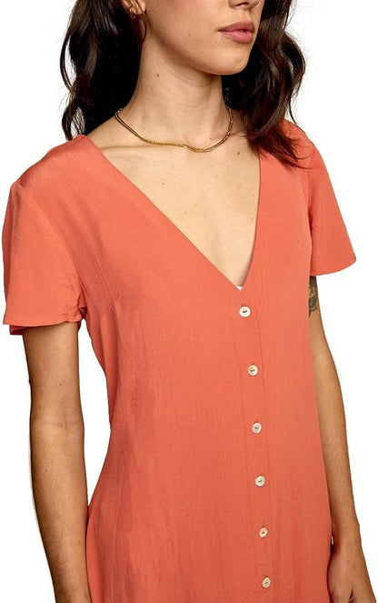 Elegante Geweven Jurk voor Vrouwen Avery Stijl