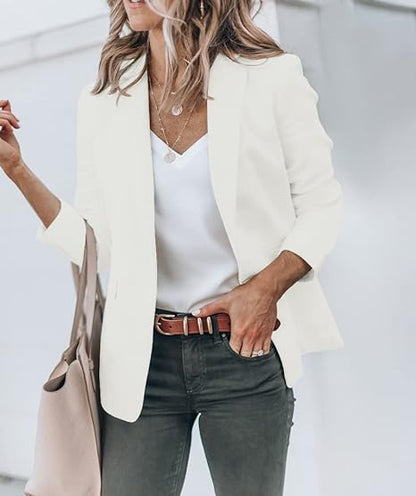 Dames Blazer Met Zakken Elegant Klassiek Design