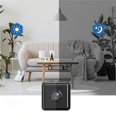 Mini WiFi Beveiligingscamera 1080P HD Draadloos Binnen Buiten Nachtzicht Bewegingsdetectie App Bediening Compact Weerbestendig
