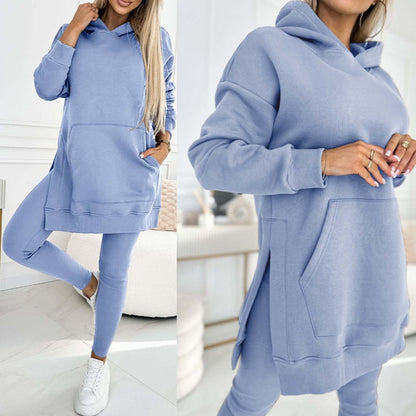 Dames Lounge Set - Zachte Hoodie en Joggingbroek