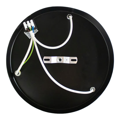 Plafondlamp 3 Lichts Zwart Goud Metaal E27 Ø30cm Modern Design
