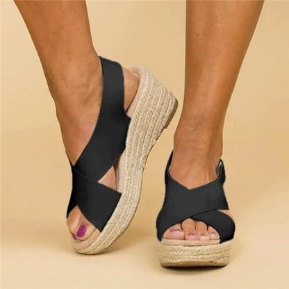 Dames Espadrilles Comfortabele Hak Orthopedisch