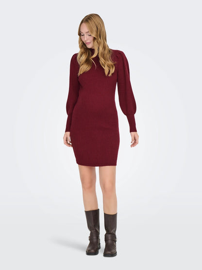 Zwangerschapsjurk Mini Damesjurk Hoge Hals Casual Stijl