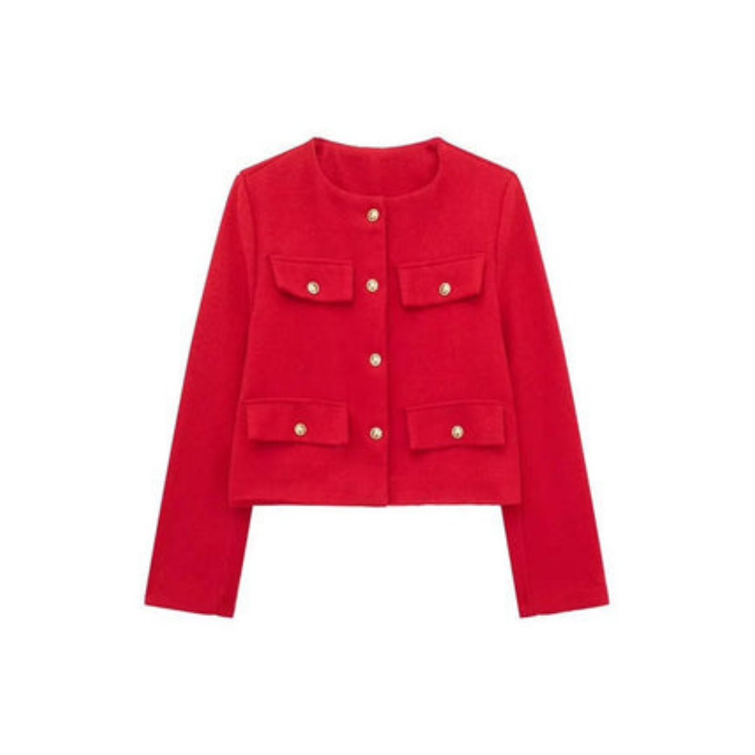 Dames Vintage Jack Met Knopen