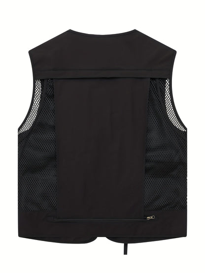 Dunne Heren Gilet met Ritszakken