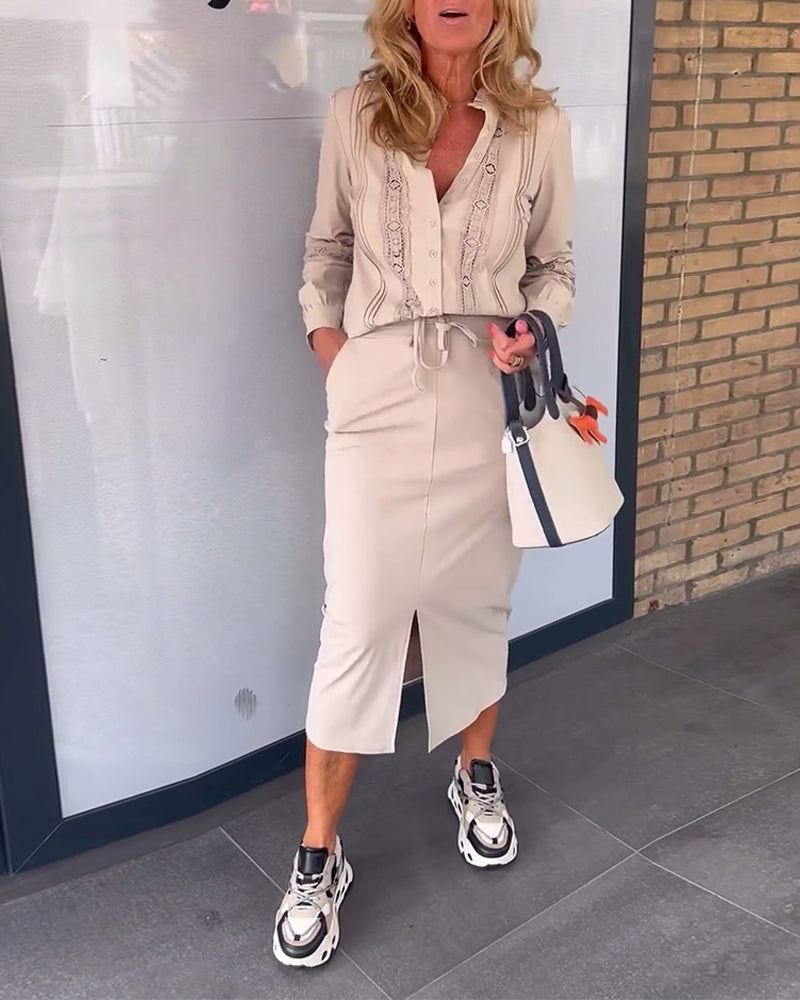 Amore Jurk Casual Eencilleurig
