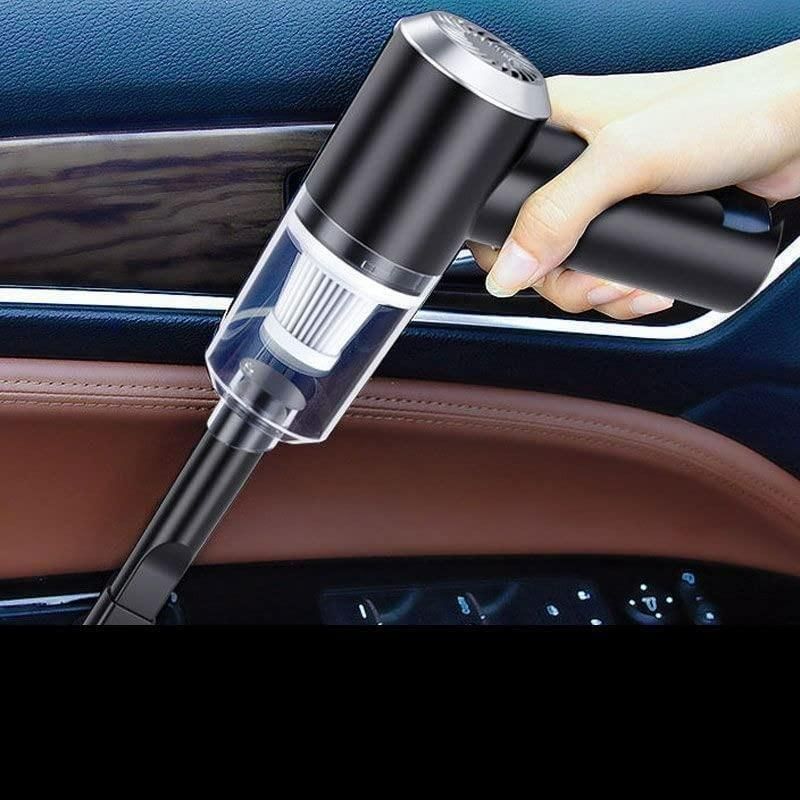 Draadloze Handstofzuiger Compact Mini Stofzuiger voor Bureau Auto en Thuis Oplaadbaar Klein Opbergbaar USB Tafelzuiger Autostofzuiger