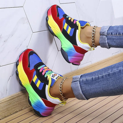 Regenboogschoenen voor Dames Comfortabel en Stijlvol