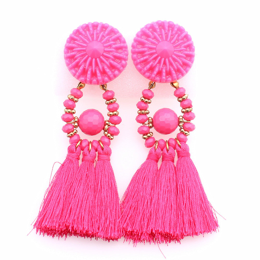 Dames Oorbellen met Kwastjes Grote Statement Oorbellen Trendy