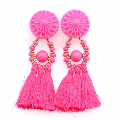 Dames Oorbellen met Kwastjes Grote Statement Oorbellen Trendy