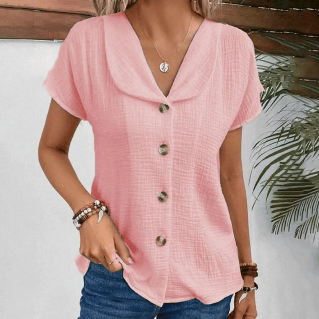 Zomer Blouse Lichtgewicht en Comfortabel