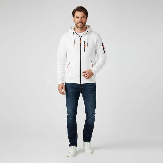Heren Hoodie Zwart Sportief Comfortabel - StudioMarella