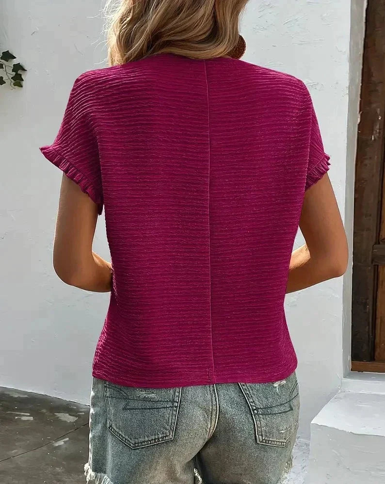 Vrouwen T-shirt Zomer Stijlvol Katoen