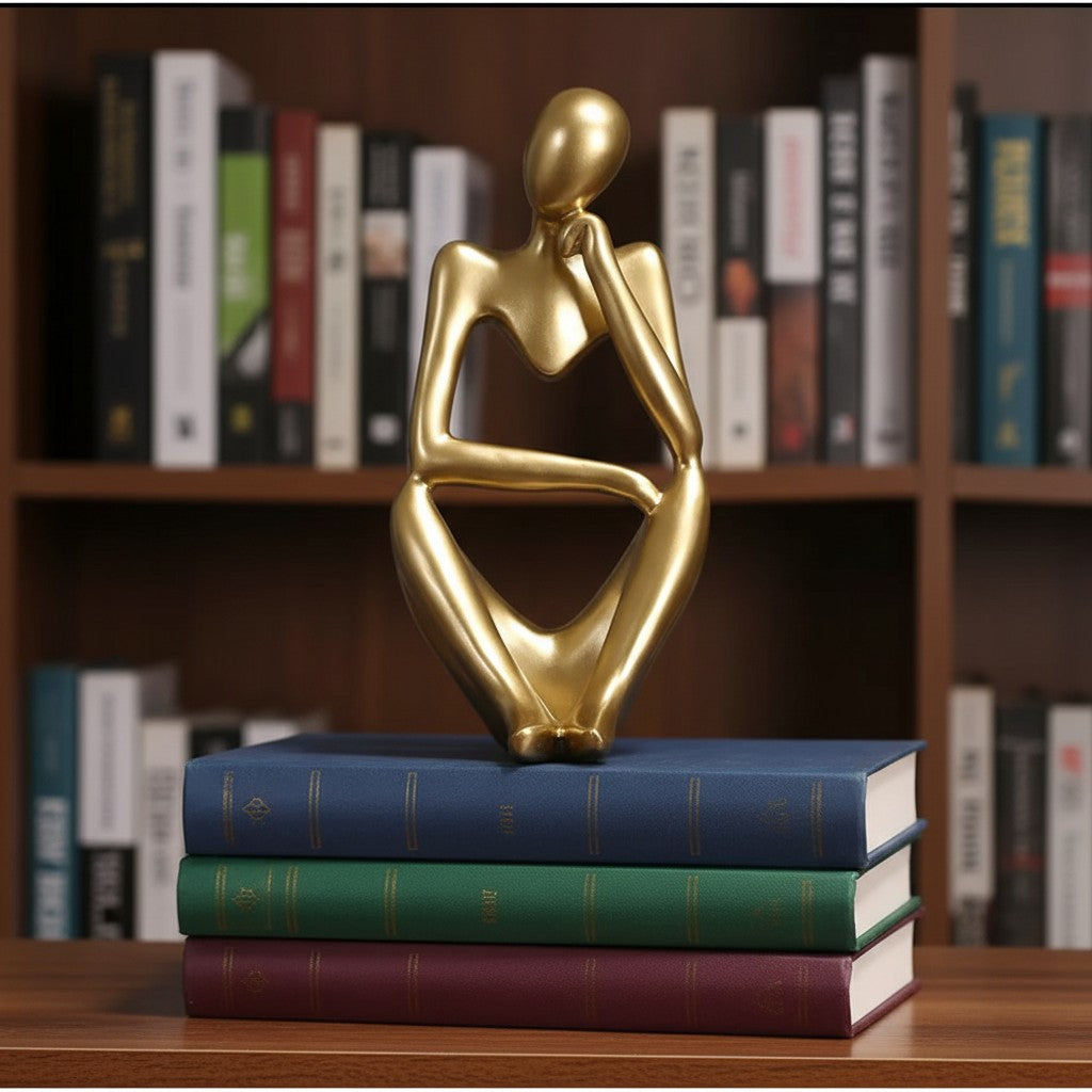 Geometrische Hondenbeeldje van IJzer – Minimalistisch Decoratief Sculptuur voor Bureau