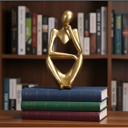Geometrische Hondenbeeldje van IJzer – Minimalistisch Decoratief Sculptuur voor Bureau