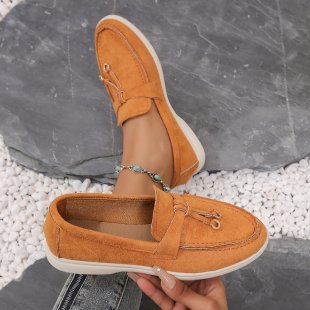 Dames Instappers Luxe Leer Comfortabele Schoenen