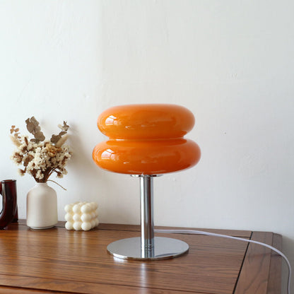 Tafellamp Glazen Ei Italiaans Designer Design LED Dimbaar Slaapkamer Woonkamer Studeerkamer Sfeerverlichting Draaiknop IJzer Glas