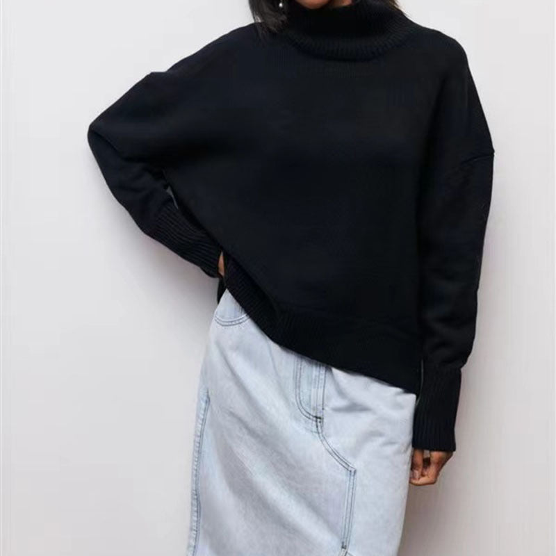 Dames Trui Zacht Rond Hals Elegante Trendy Kleding