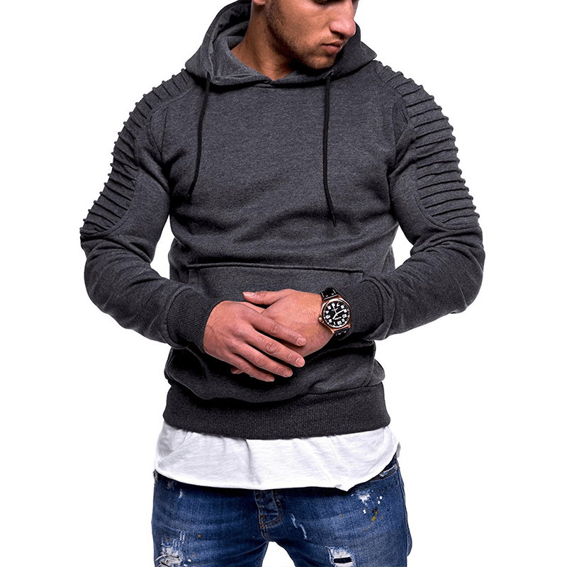 Heren Hoodie Lichtgewicht met Capuchon en Lange Mouwen - StudioMarella