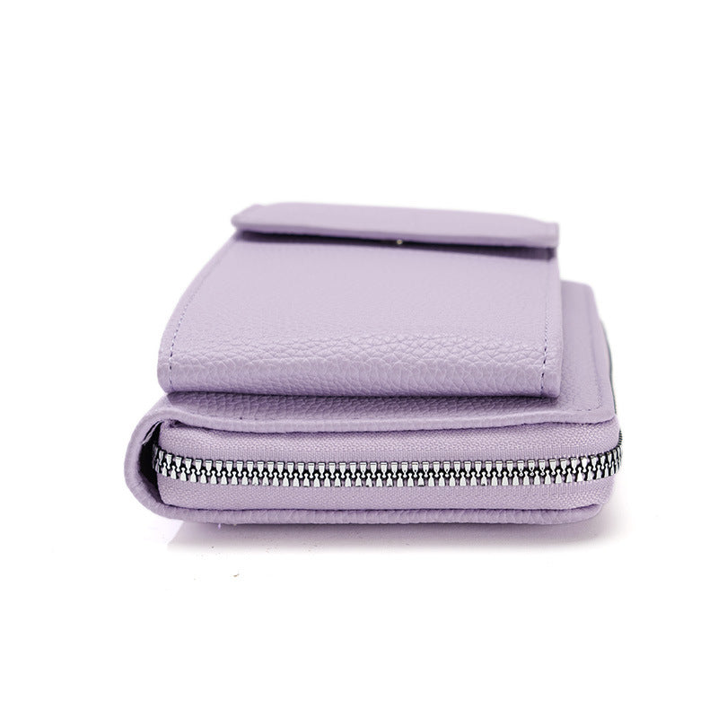 Dames Crossbody Tas met Telefoonvak en Stijlvolle Sluiting