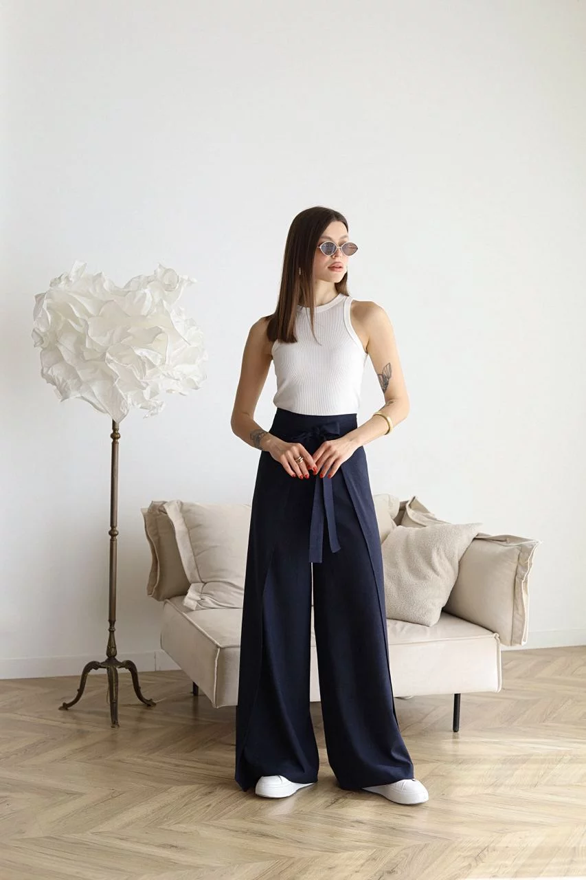 Linnen Broek Ruime Zomerbroek voor Vrouw - StudioMarella