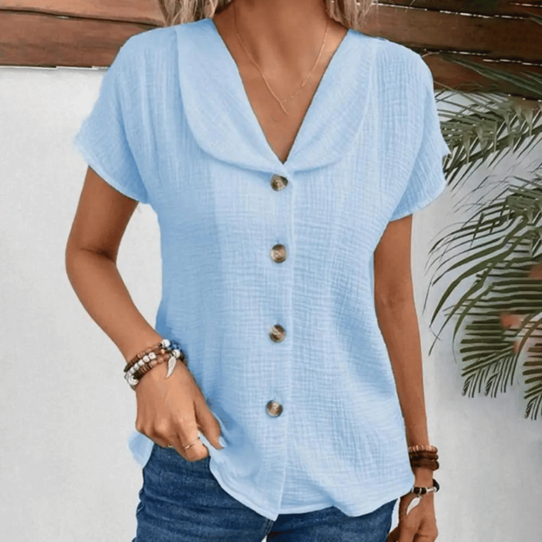 Zomer Blouse Lichtgewicht en Comfortabel