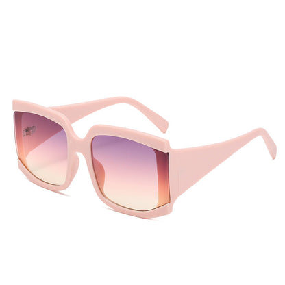 Dames Zonnebril Vierkant Groot Model Trendy Stijl