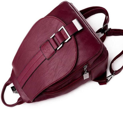 Leren Damesrugzak Elegant Design Praktisch Schoudertas Dagelijks Gebruik Mode Accessoire Veelzijdig Stijlvol