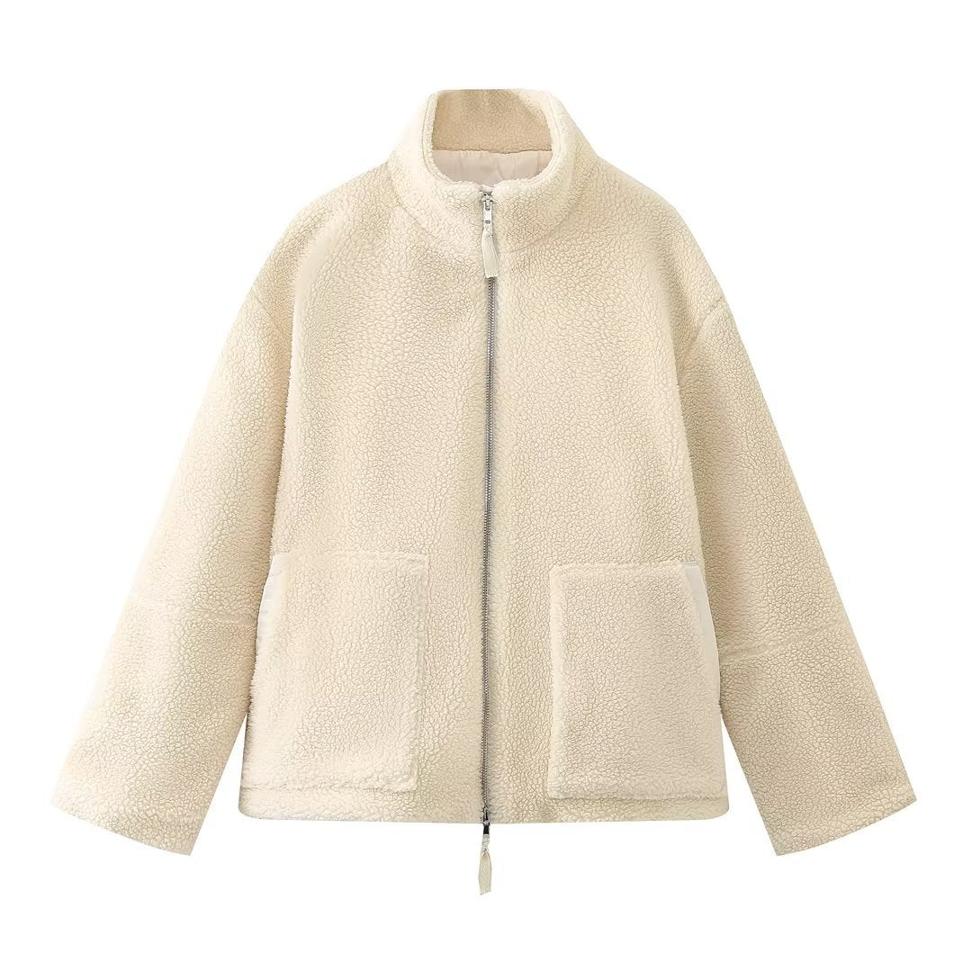 Teddyjas Dames Zacht Comfortabel met Ritssluiting