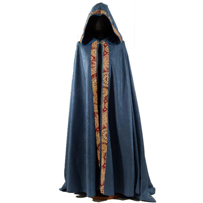Damescape Met Capuchon Middeleeuwse Stijl