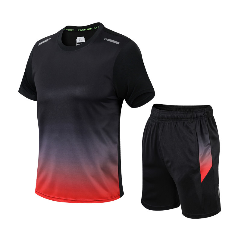 Sportset Heren 2-Delig Trainingspak Kleurverloop Joggingpak