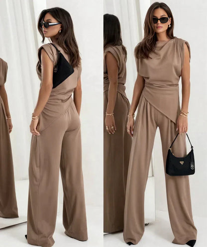 Vrouwelijke Jumpsuit Sportief Model Perfecte Pasvorm