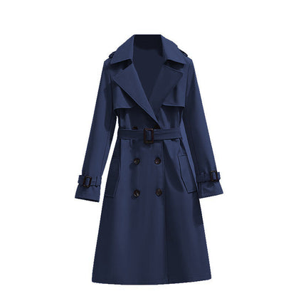 Dames Trenchcoat Waterdicht Mid Lengte Stijlvol