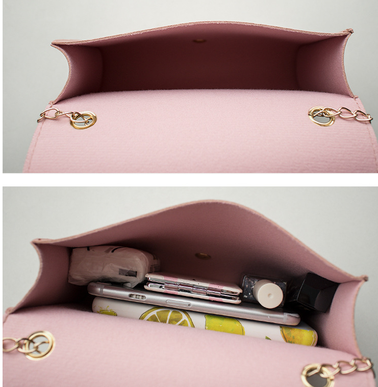 Dames Schouder tas met Ketting en Lippenstift Detail Stijlvol