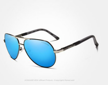 Gepolariseerde Aluminium Zonnebril met UV400 Bescherming | Vintage Design | Unisex
