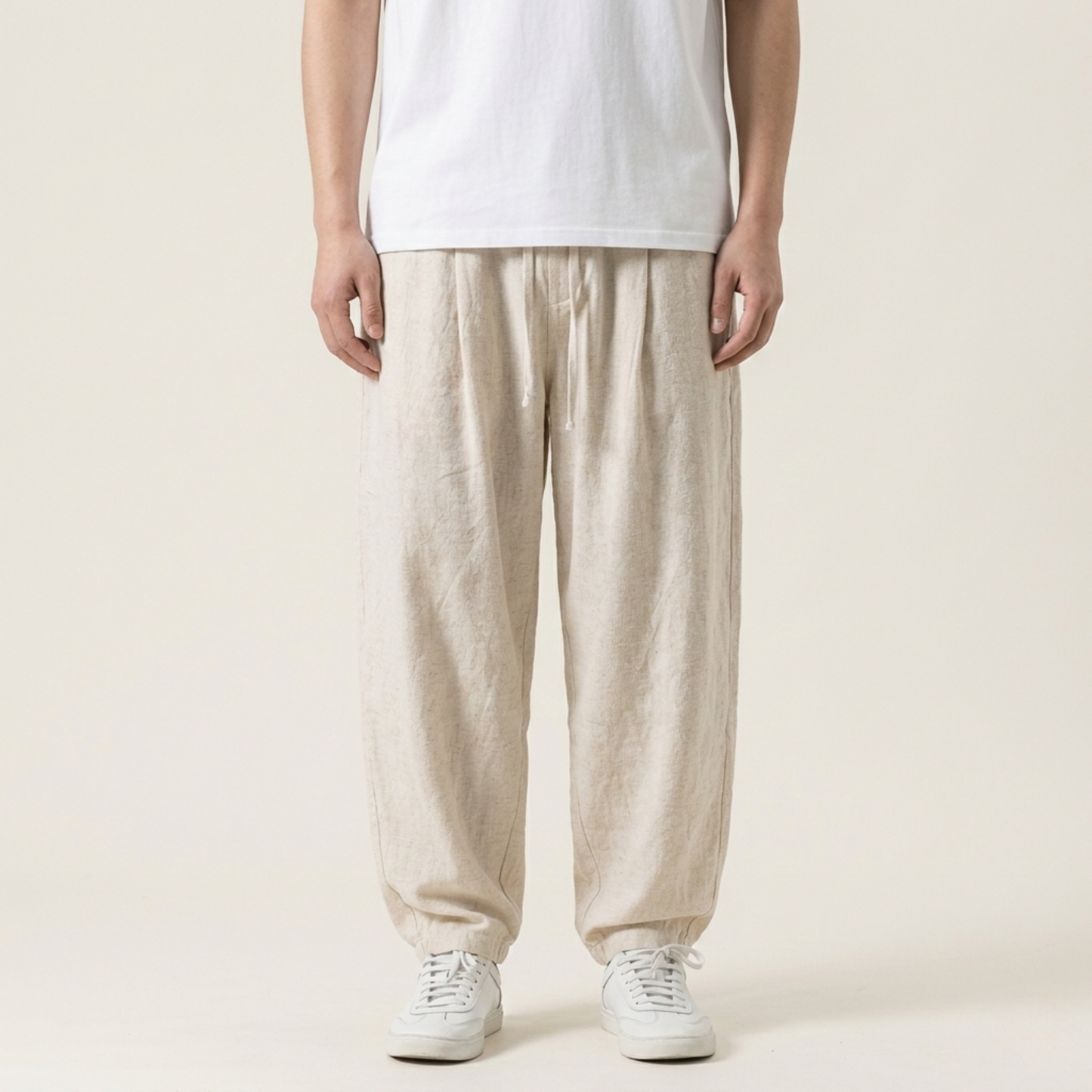 Linnen Broek Lichtgewicht Zomerse Stijl