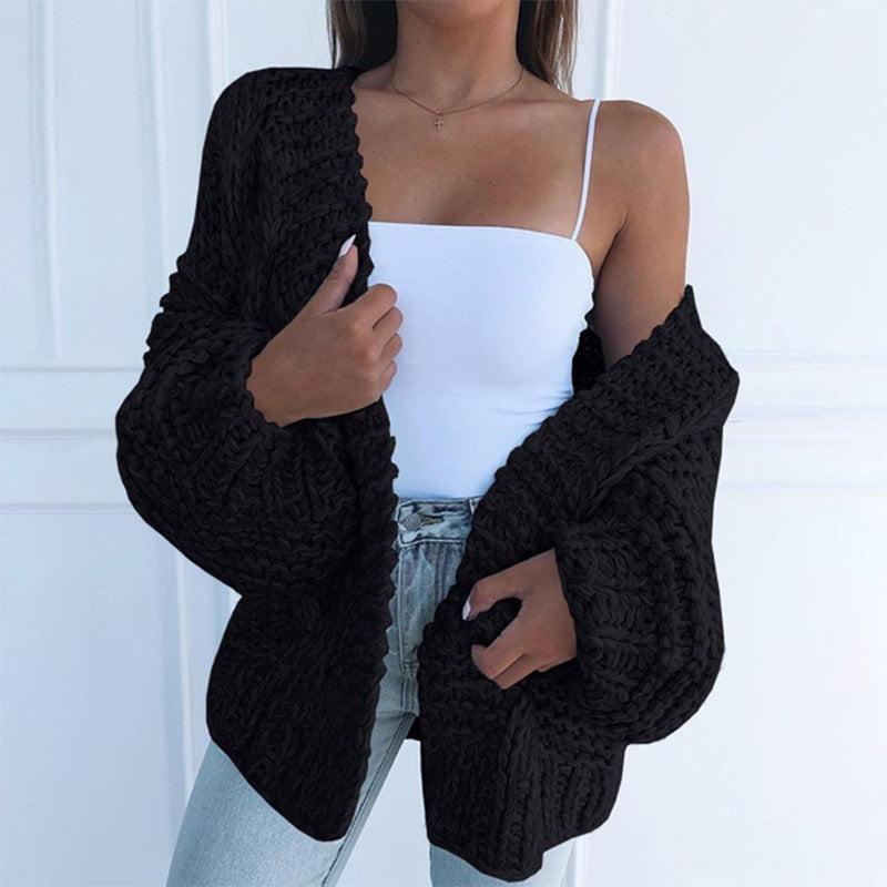 Dames Vest Gebreid Chunky Stijlvol Warm