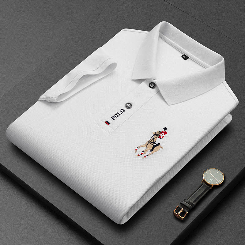 Polo Shirt Mannen Casual Klassiek Elegante Stijl - StudioMarella