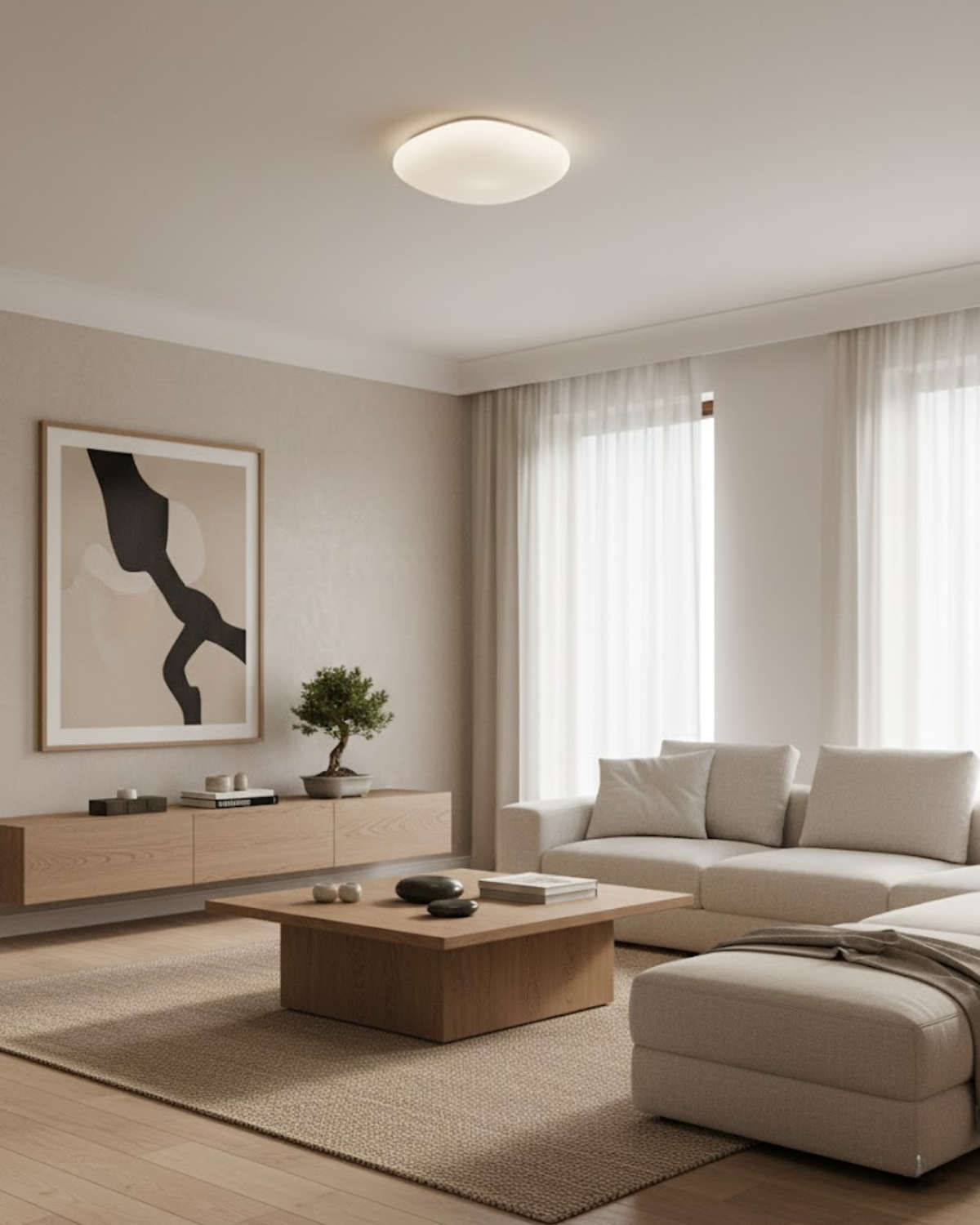 Plafondlamp met Sterren Effect Scandinavisch Design Minimalistisch